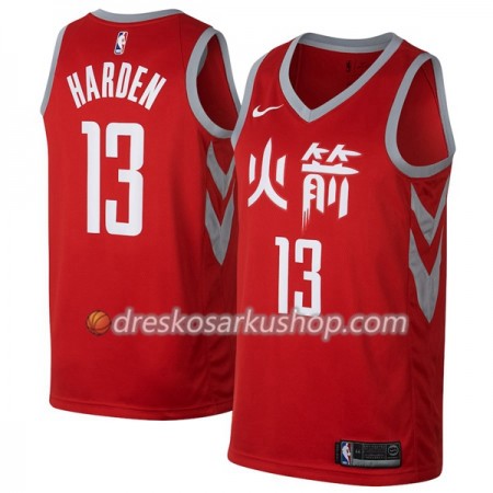 Muški NBA Dres Houston Rockets James Harden 13 Nike City Edition Swingman